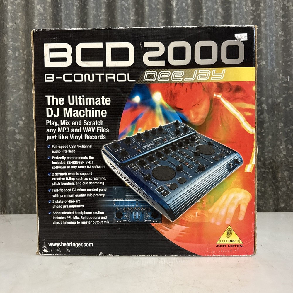 Behringer B-Control DeeJay BCD2000 Mint Condition Im Box! DJ Mixer Machine