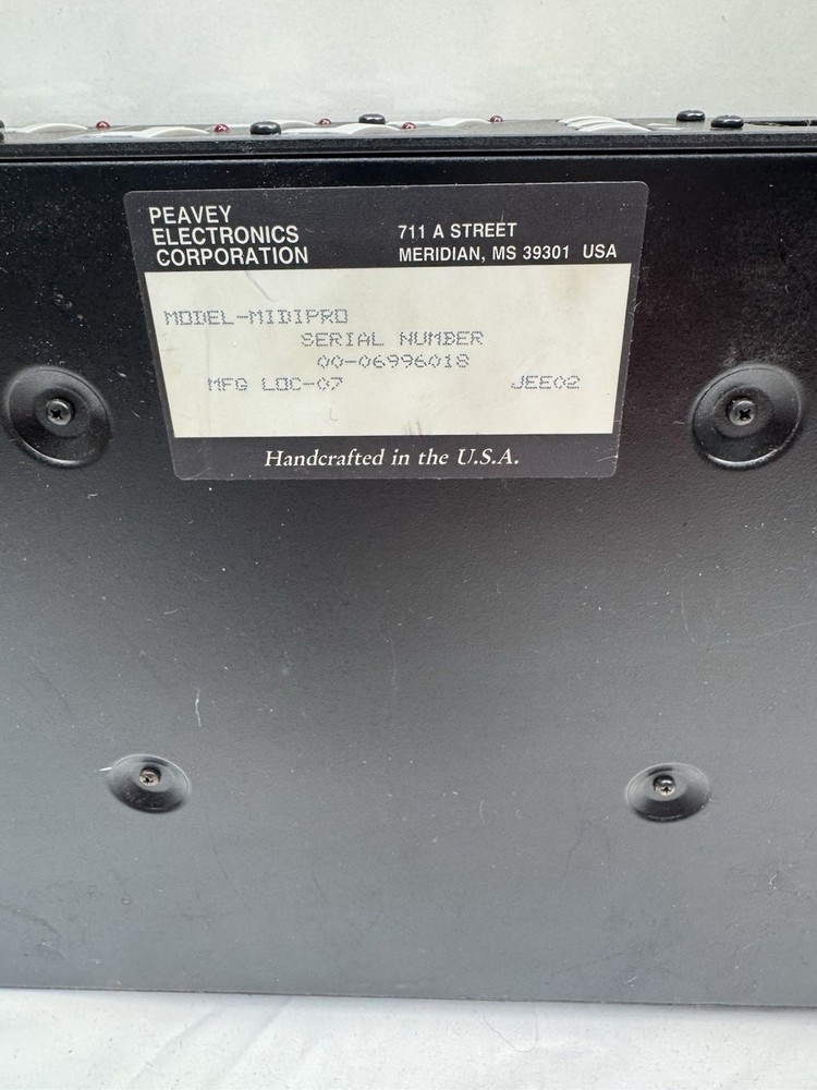 Vintage Peavey Midi Pro Midi Controller