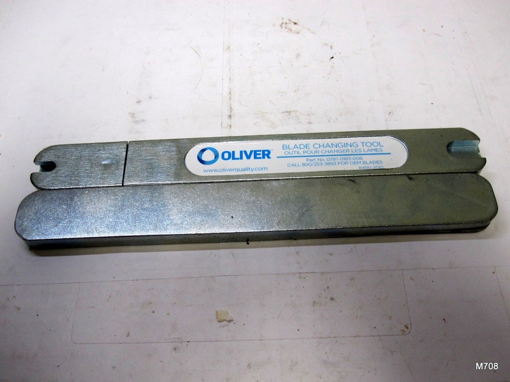 2-QTY OLIVER Blade Changing Tool 0797-0183-006