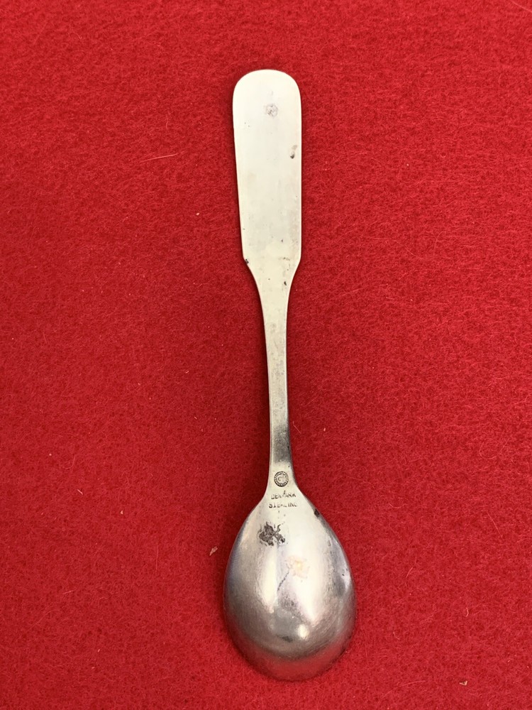 Sterling Silver Georg Jensen Denmark Rope Pattern Egg Preserve Condiment Spoon