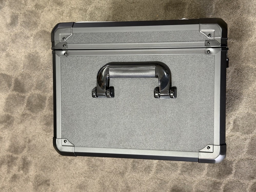 WELIDAY Miniatures Storage Case Aluminum Frame 5 Tray Medium