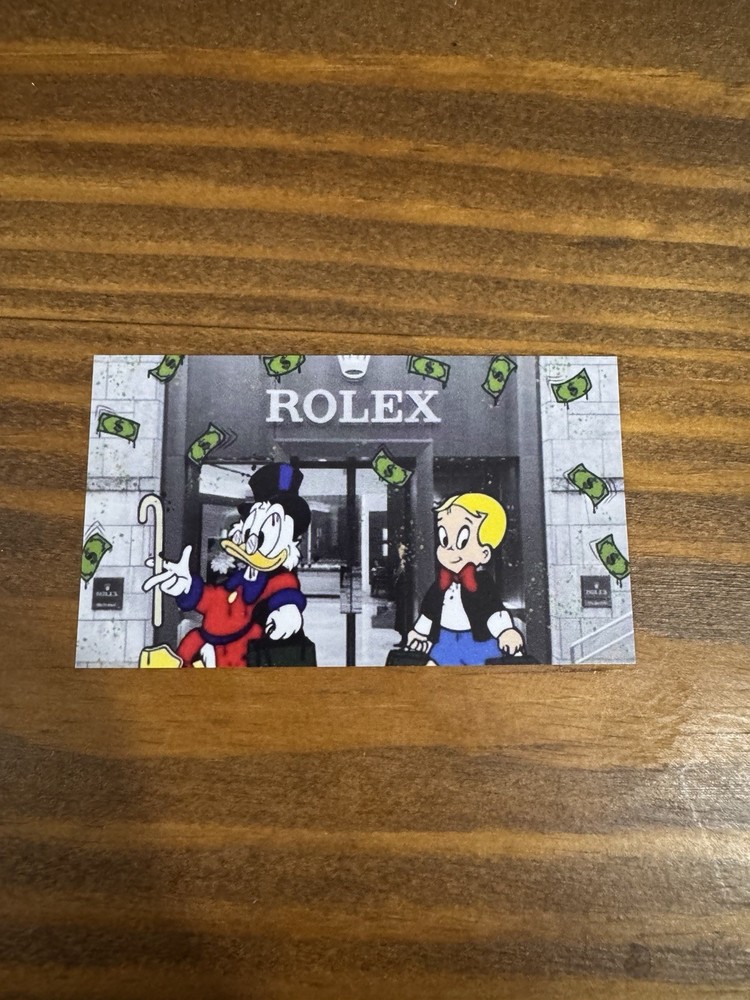 1 oz Silver Bar Enamel Scrooge mcduck