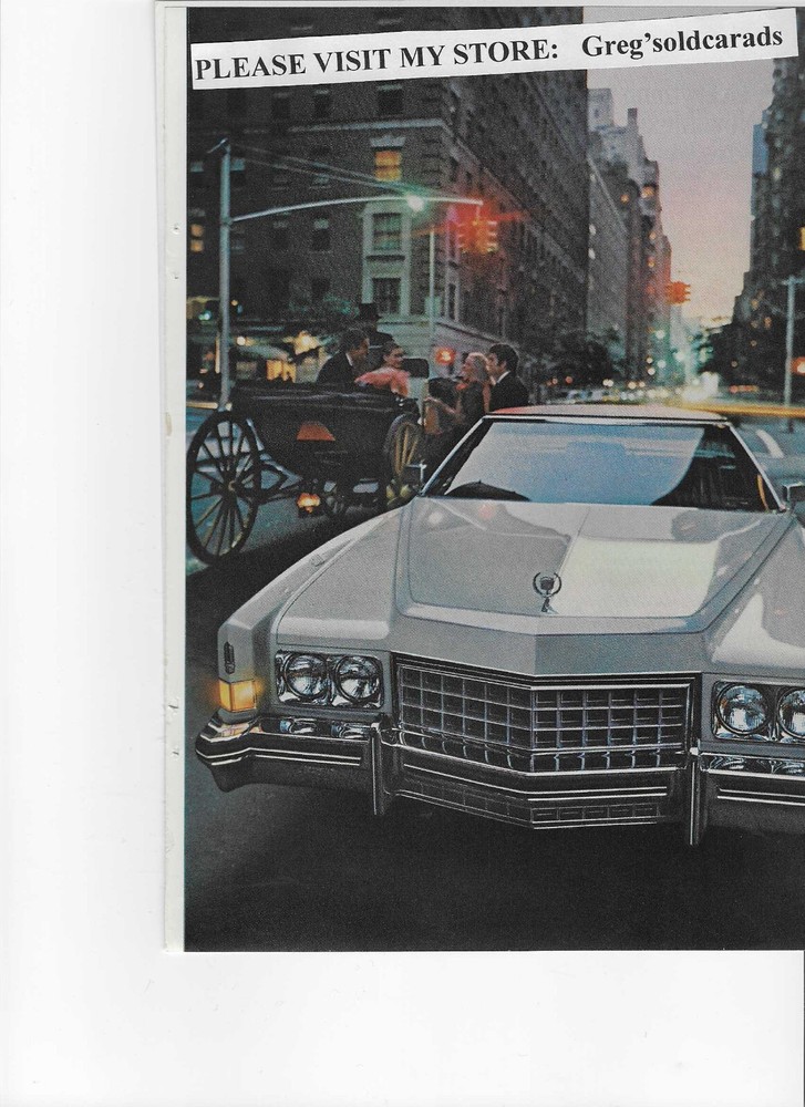 Original 1973 Cadillac Eldorado print ad: "Eldorado! Three things make it unique