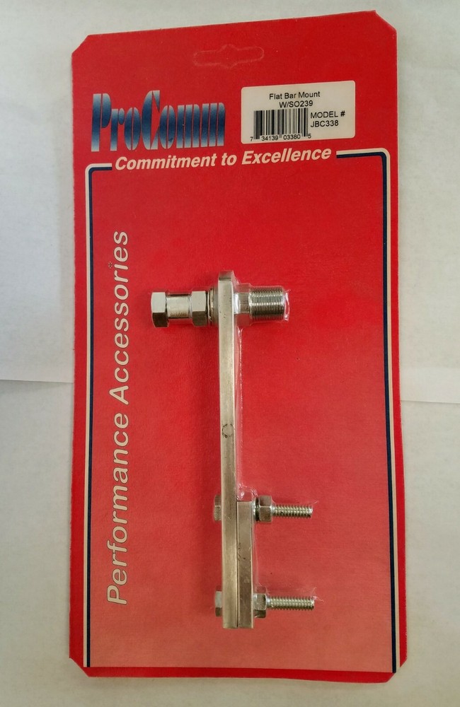 ProComm JBC338 Flat Bar Mount with SO239 Connection