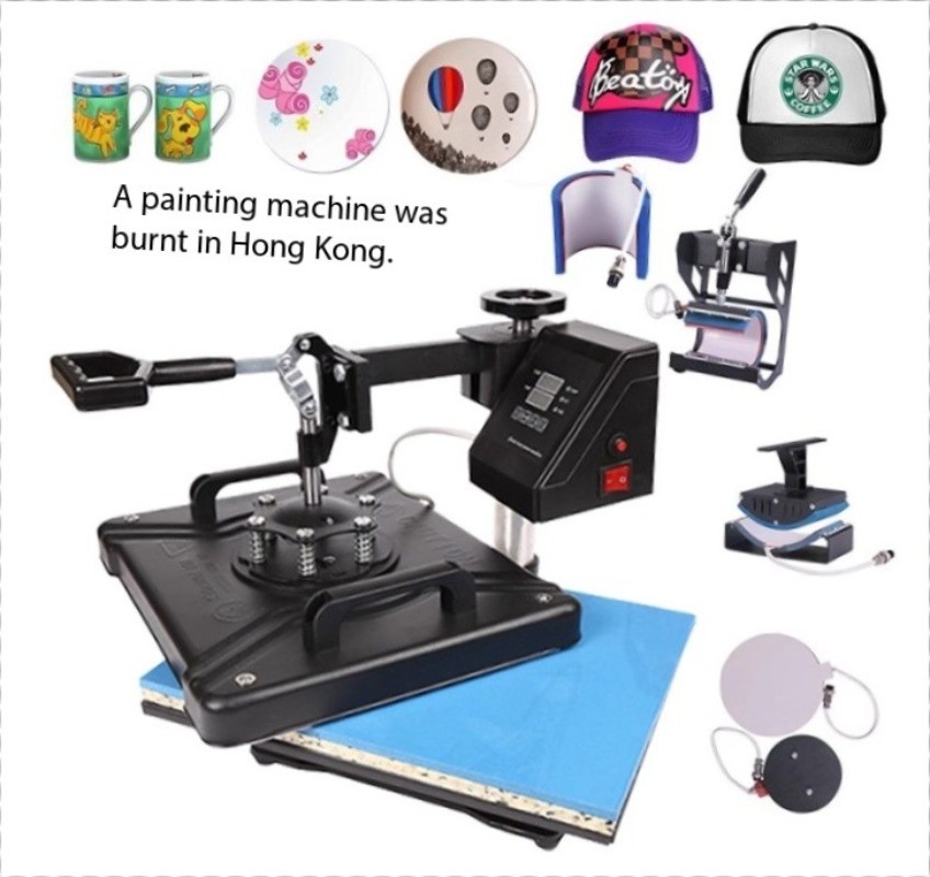 Combination Heat Transfer Machine Multi-Functional Heat Transfer Printer