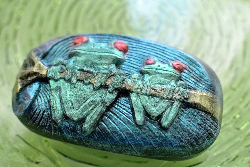 FROGS SILICONE MOLD  for soap making and other crafts