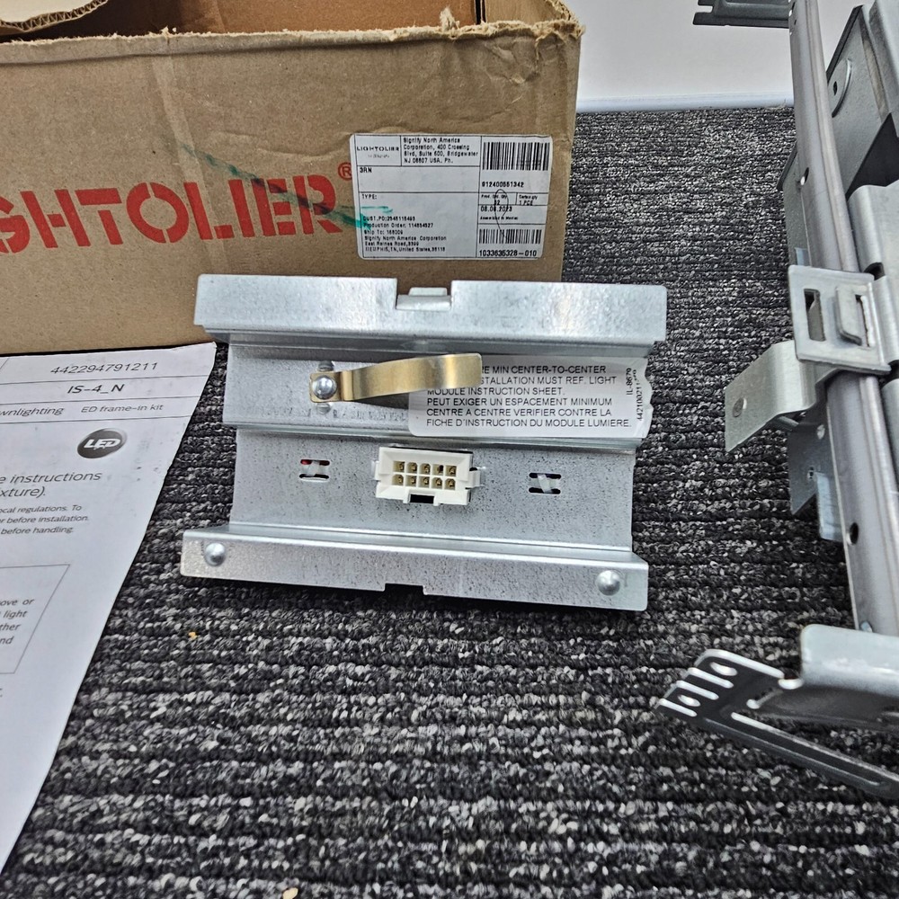 Lightolier 3RN 3" Downlight Frame Non-IC Round Construction UNV Replacement