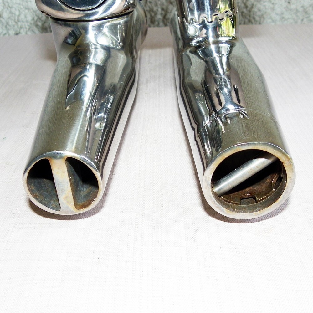 2(TWO)MID MOUNT ROD HOLDER STAINLESS STEEL ADJUSTABLE ONE SMITH