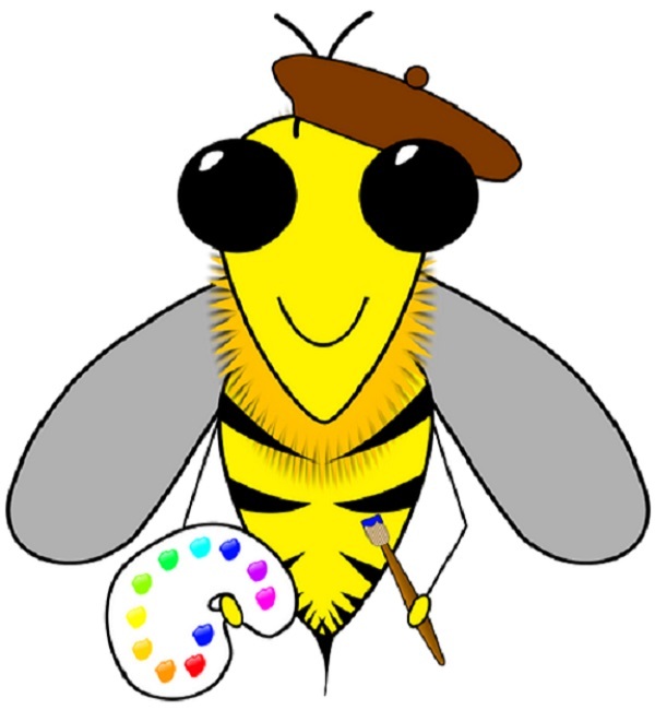 30 Custom Artist Honey Bee Personalized Address Labels