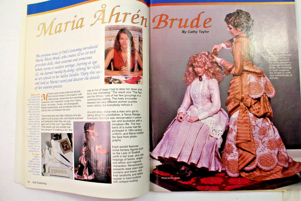Doll Costuming with Patterns May 2002