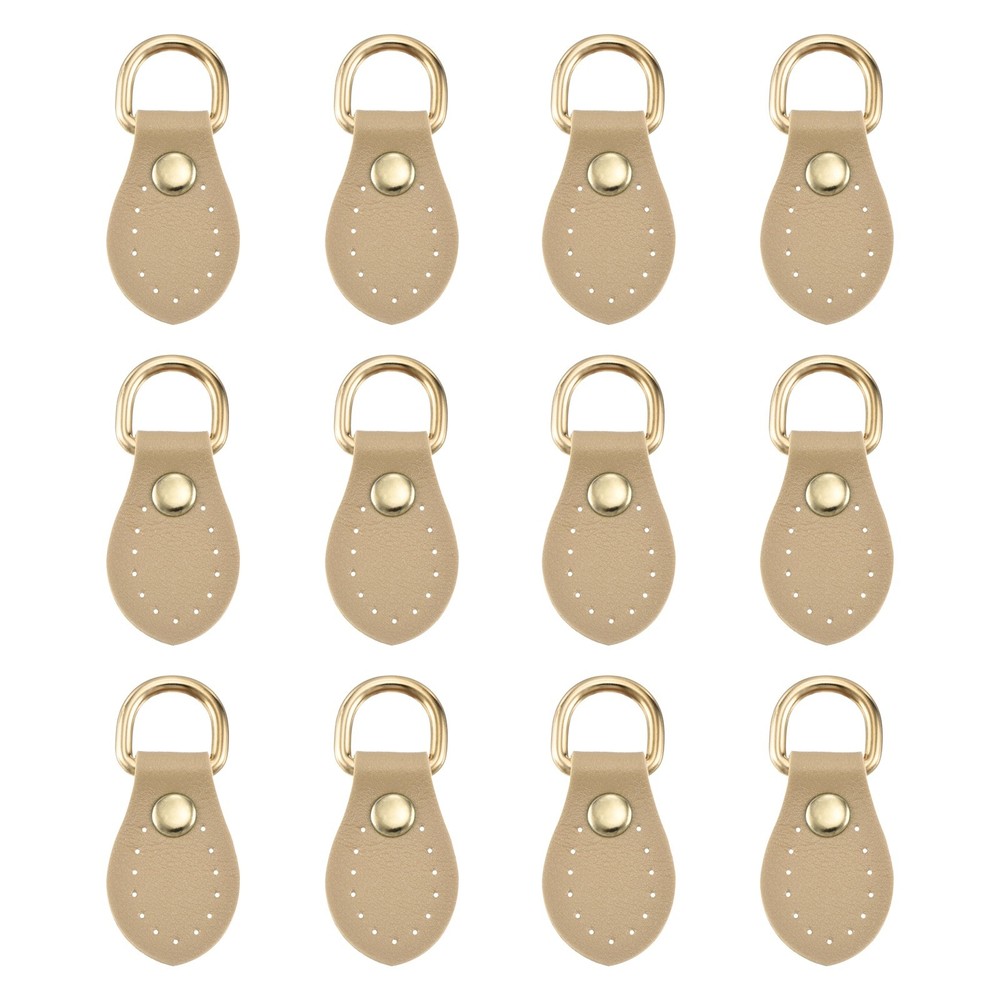 12pcs Hooks Belt Bag for Creation, Brown Shoulder Strap