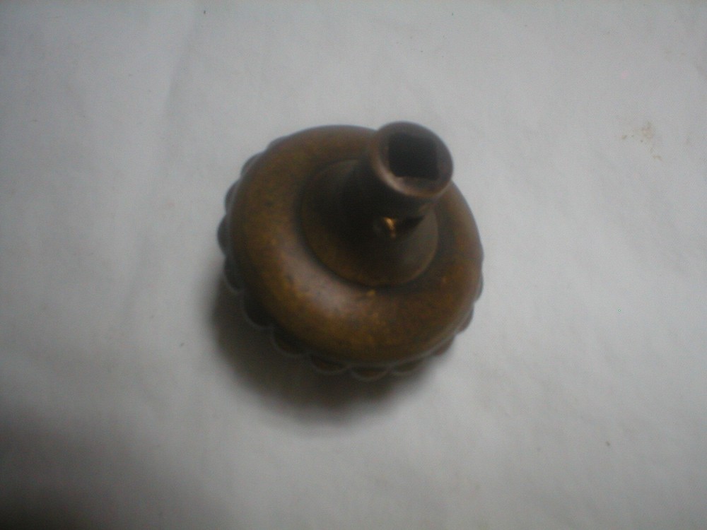 Antique Victorian Solid Brass Decorative Doorknob