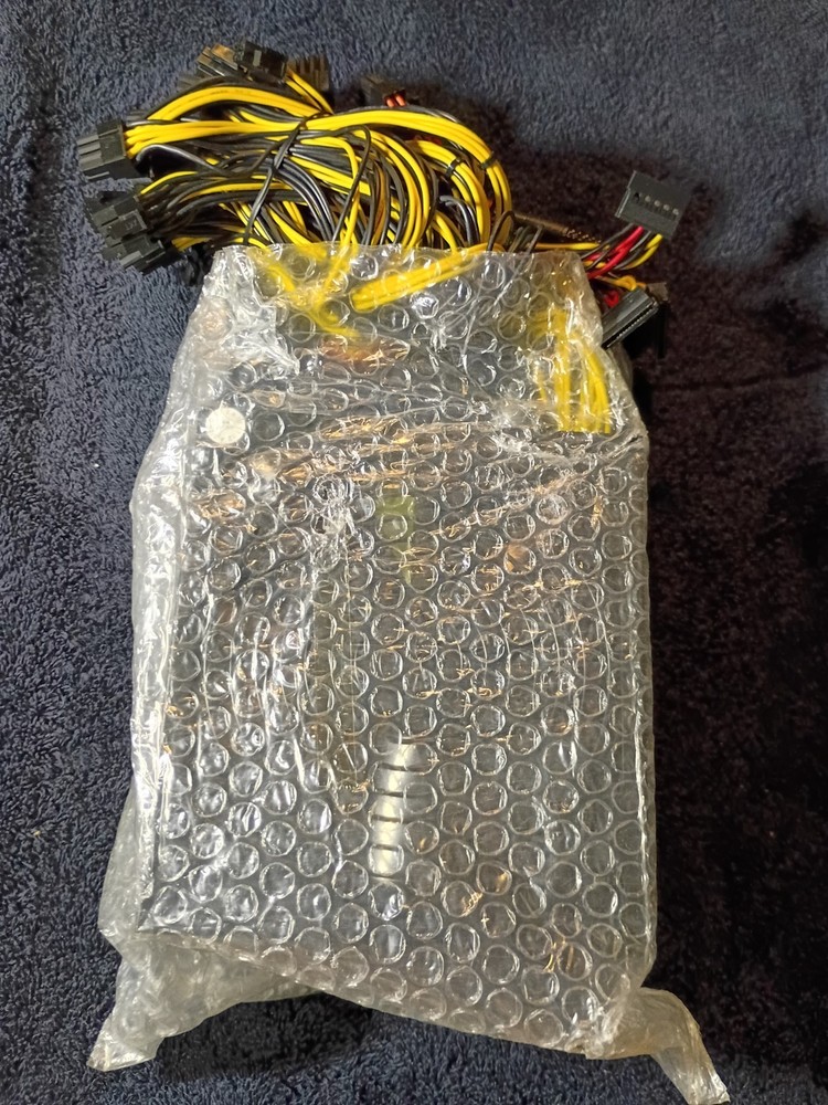 Furious Shark 2000W PSU Bitcoin Mining Power Supply 96 Efficiency, 50% Load