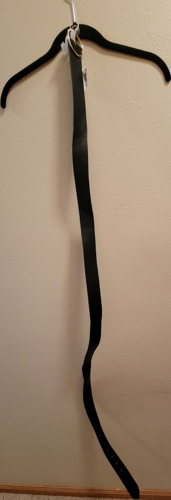 Old Navy Women's Plus Size Black Adjustable Basic Belt with Buckle 2X-3X