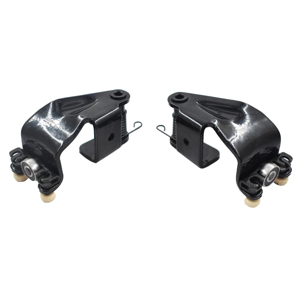 TJHSM 2Pcs Left Right Sliding Door Rollers Hinge Assembly Black Replacement...