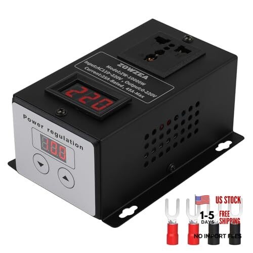 10000W Variable Speed Controller SCR Voltage Controller Fit for Router Fan