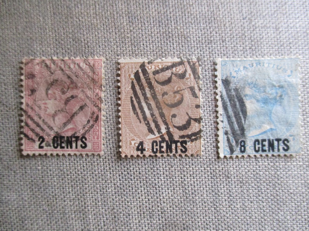 Mauritius, Scott# 50-52, used
