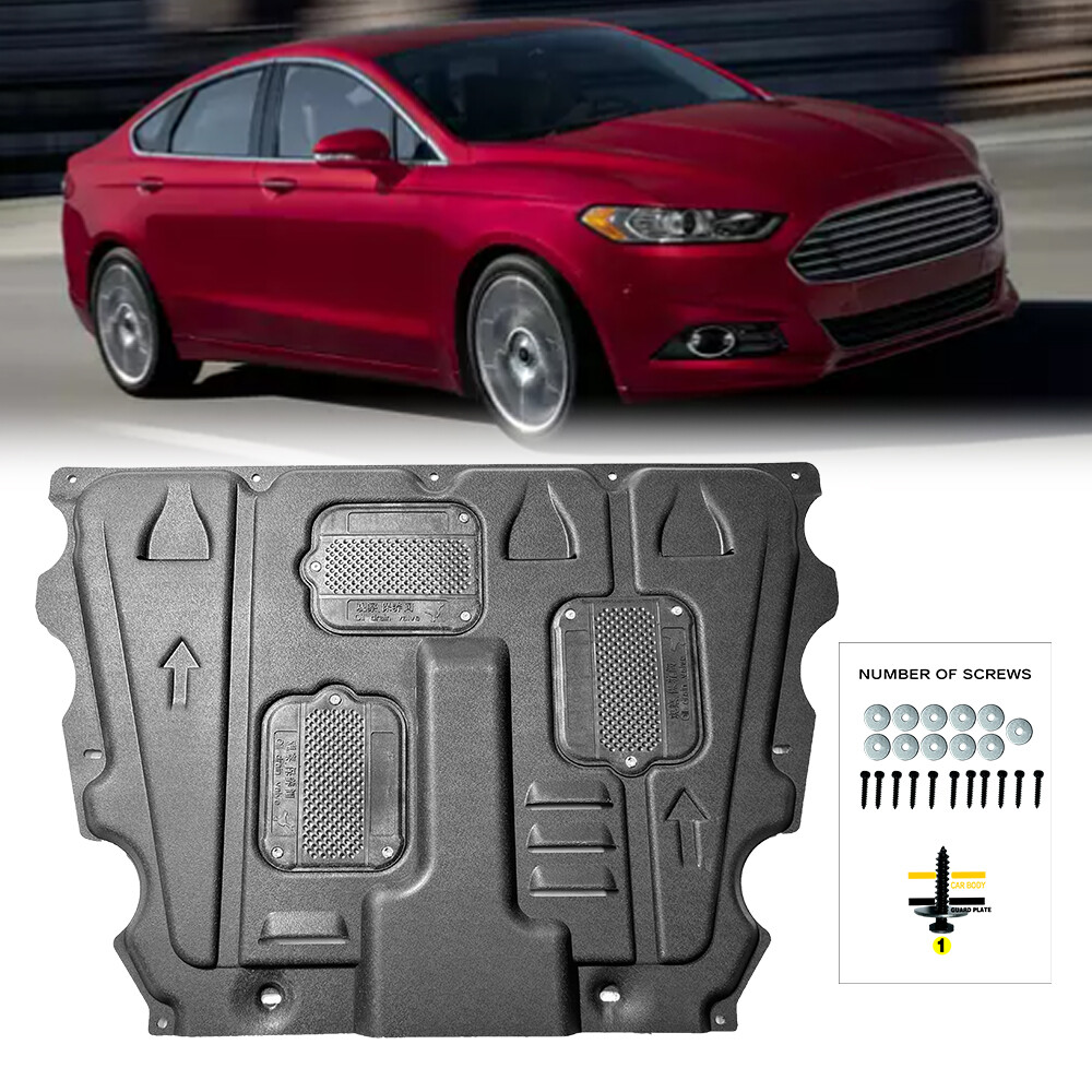 For Ford Fusion 2013-2020 Black Front Engine Splash Shield Under Cover
