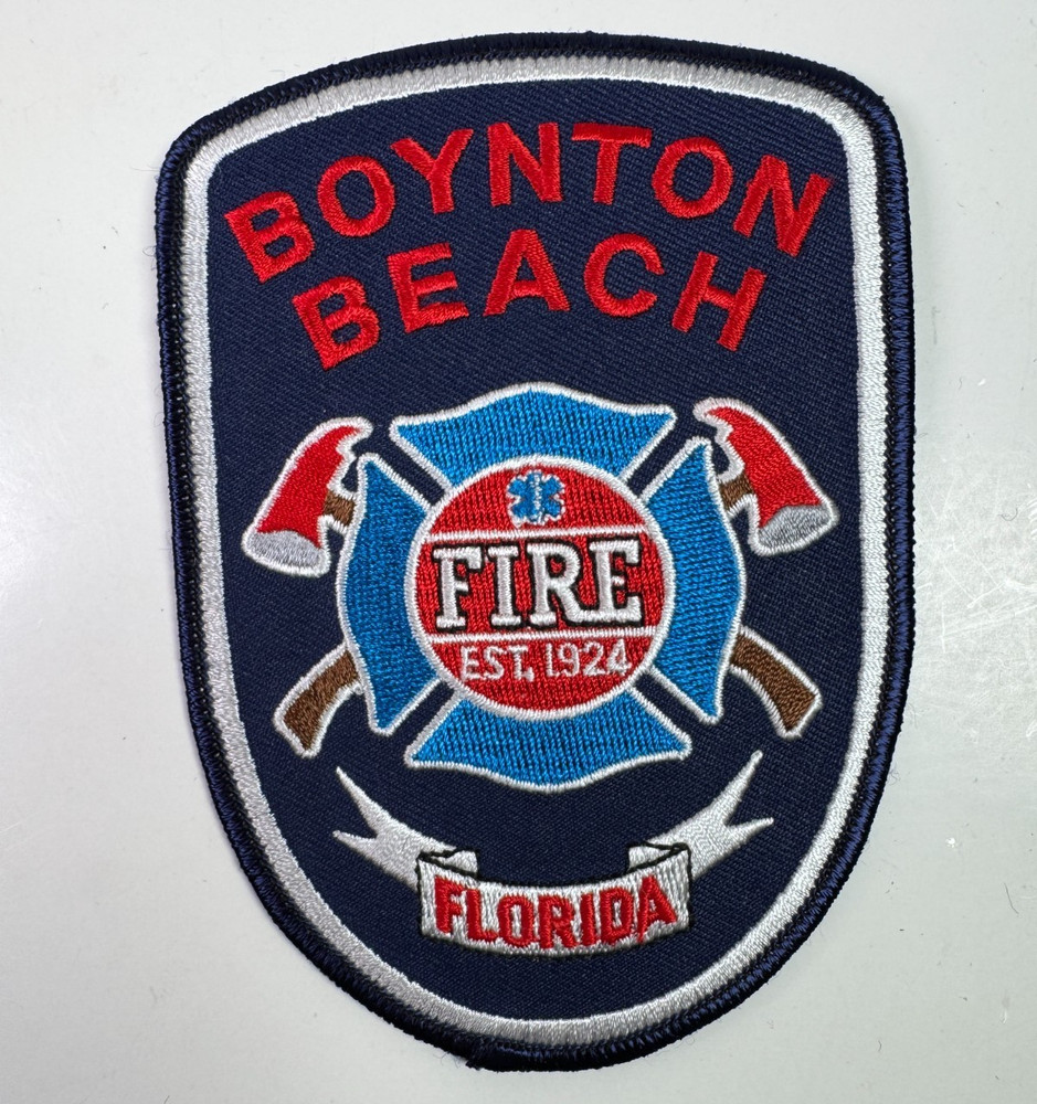 Boynton Beach Fire Florida FL Patch AA7