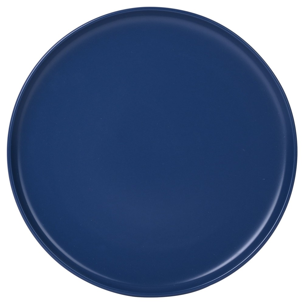 Mainstays Alessandra 12-Piece Stoneware Dinnerware Set Blue