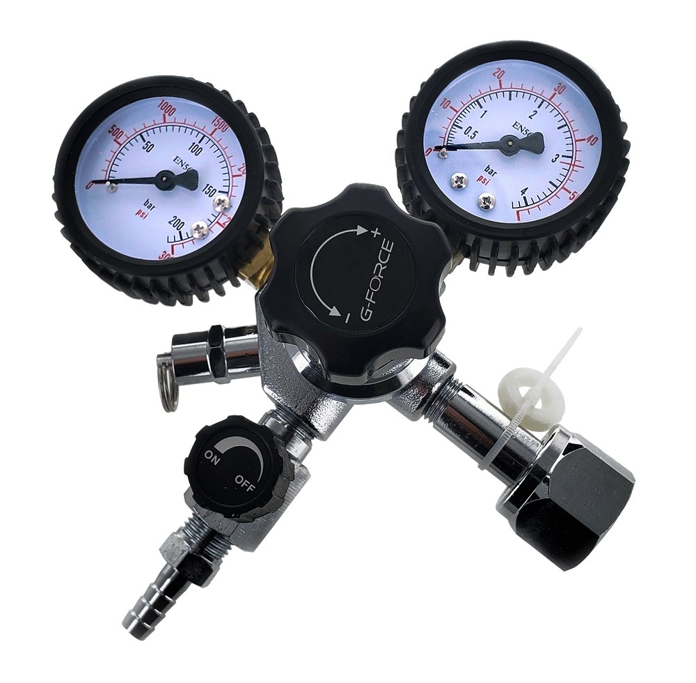 Brewer's Best Primary Dual Gauge Regulator With 5/16 Barb