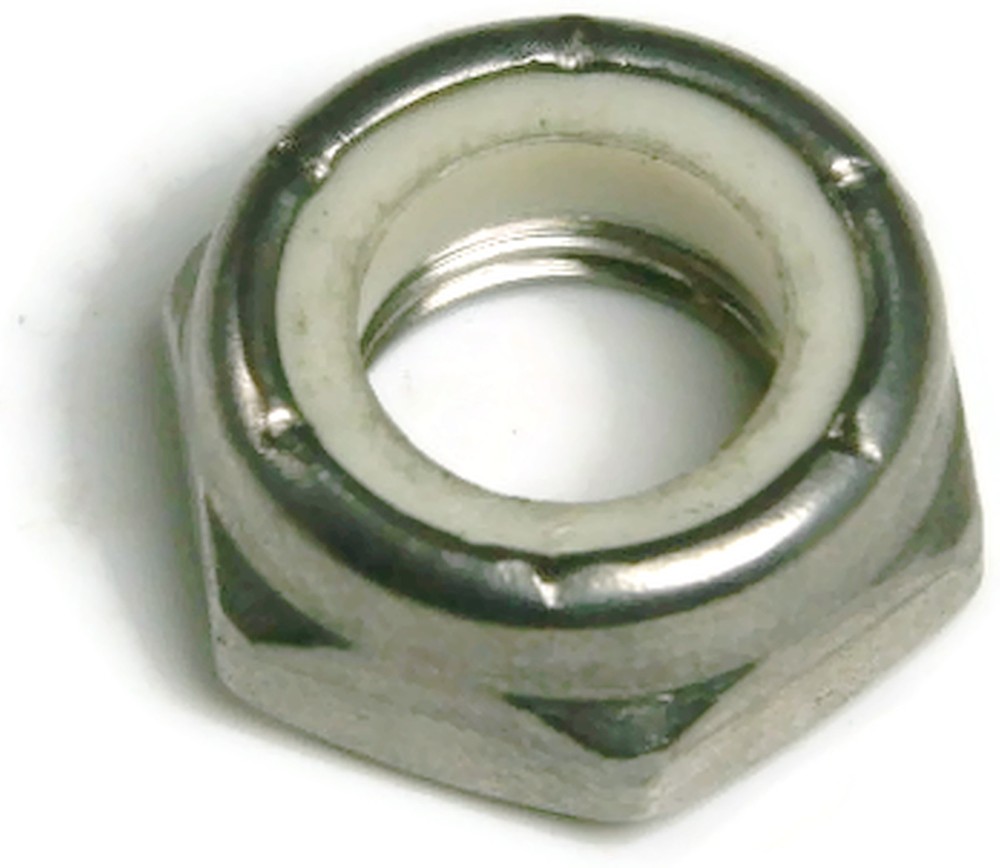 316 Stainless Steel Nylon insert Jam Thin Lock Nut UNC #12-24, Qty 25