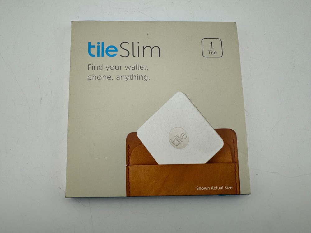 [2-PACK] TILE SLIM (WHITE) BLUETOOTH TRACKER FINDER - [EC-04001]