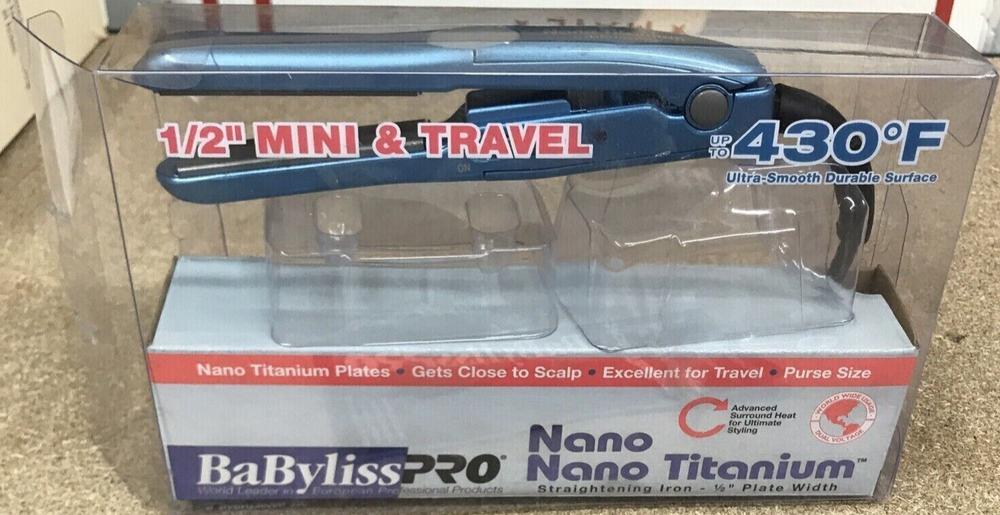 Babyliss Pro Nano Titanium Mini 1/2 MODEL # BABNT3050