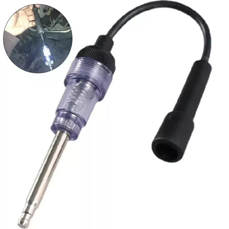 Spark Plug Tester Tool Ignition System Coil Engine In Line Auto Diagnostic Test-