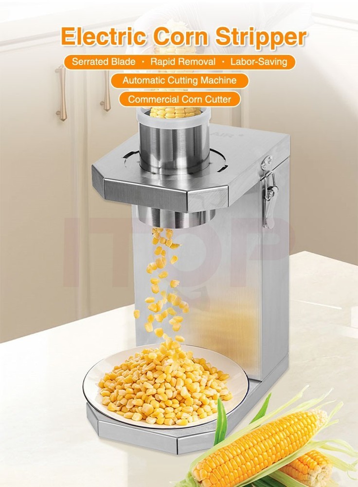 Electric Corn Sheller Thresher Fresh /Boiled Corn Stripper Machine