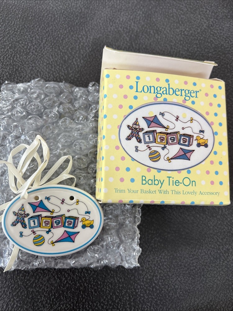 Longaberger 1999 Baby Tie On