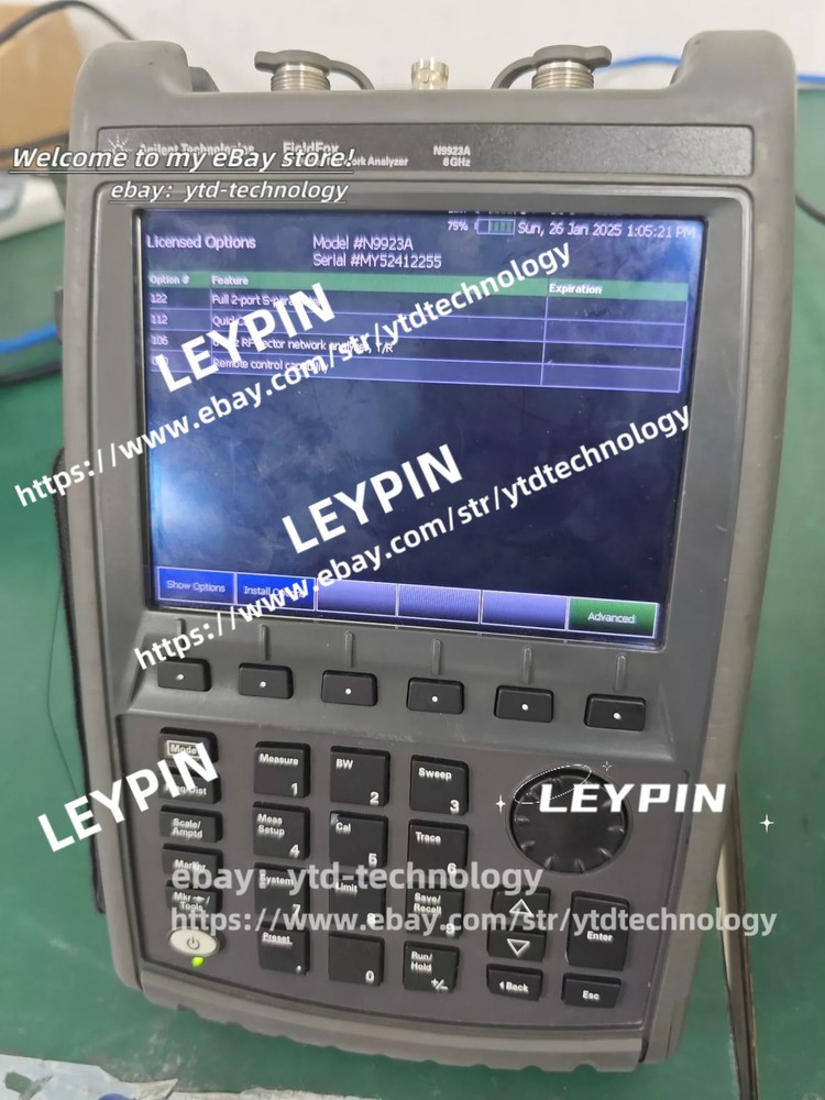Keysight/ AGILENT N9923A FIELDFOX RF VECTOR NETWORK ANALYZER 6GHz#ytd