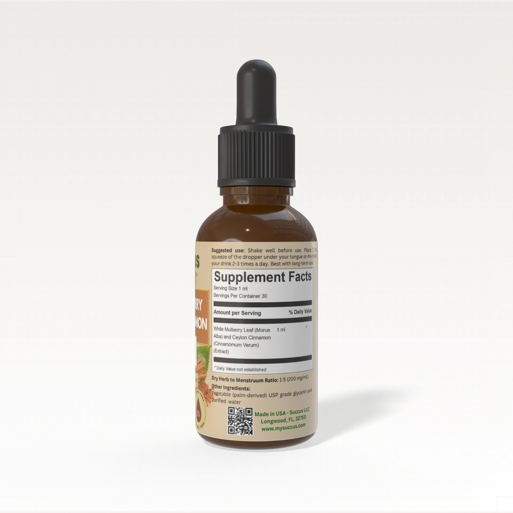 White Mulberry Leaf and Ceylon Cinnamon Tincture