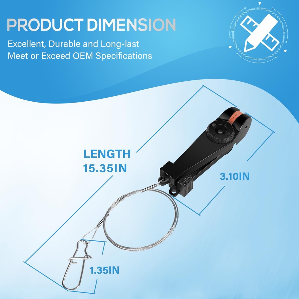 2250009 Universal Line Release, Adjustable Tension 2–22lbs