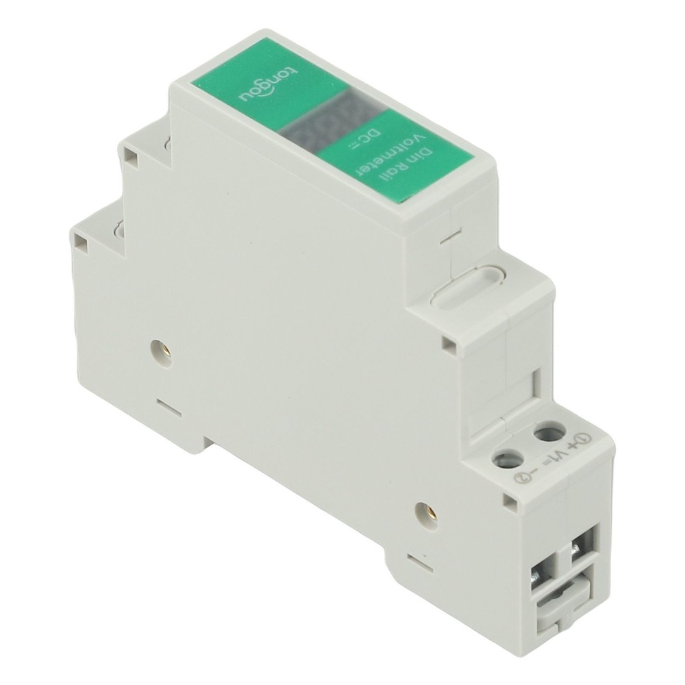 Efficient Voltage Meter for Din Rails LED Display Range from 11 310 Volts