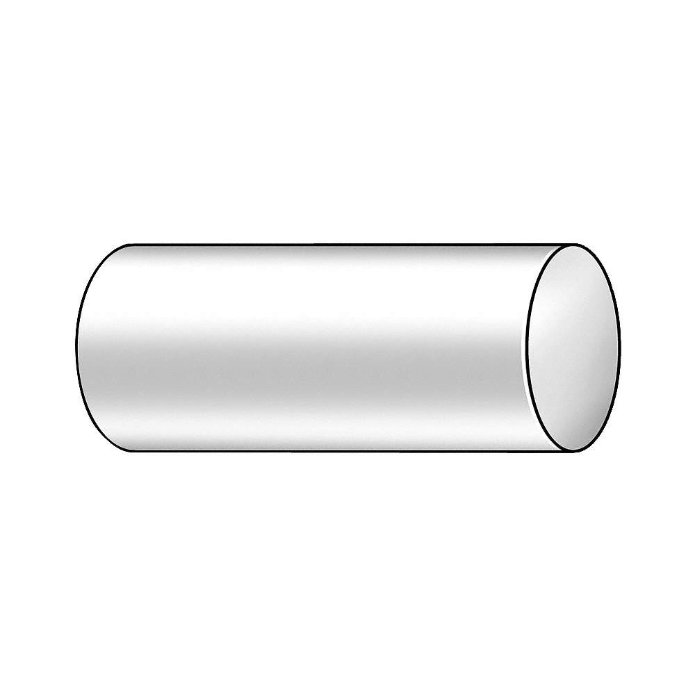 GRAINGER APPROVED 2XPU2 PlasticRod,Polycarbon,3/8"Dia,1ftL,Clear 2XPU2