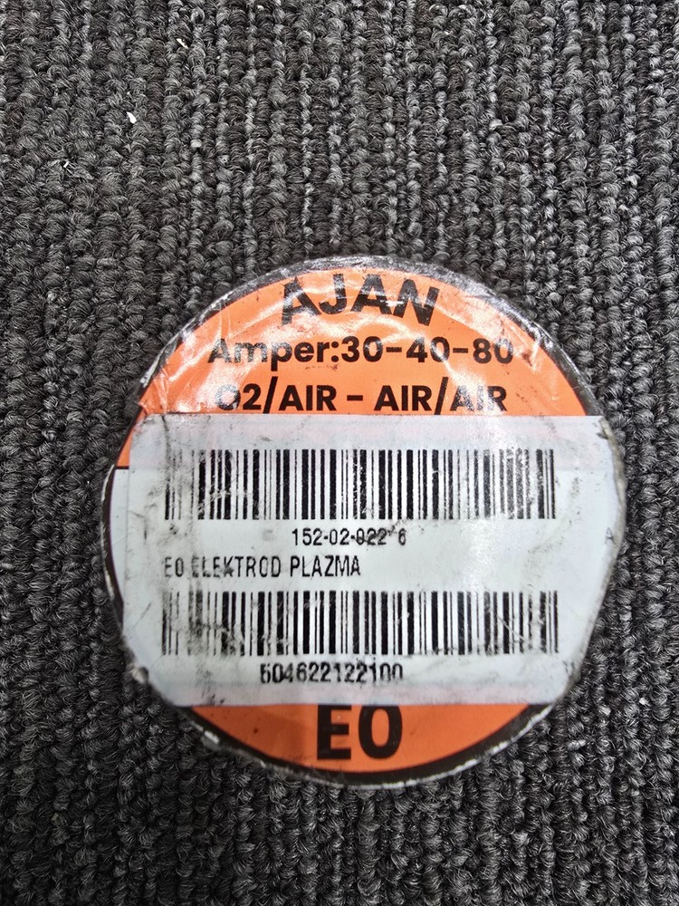 (QTY 6) Ajan Plasma Electrode E0 30/40/80 Amperage