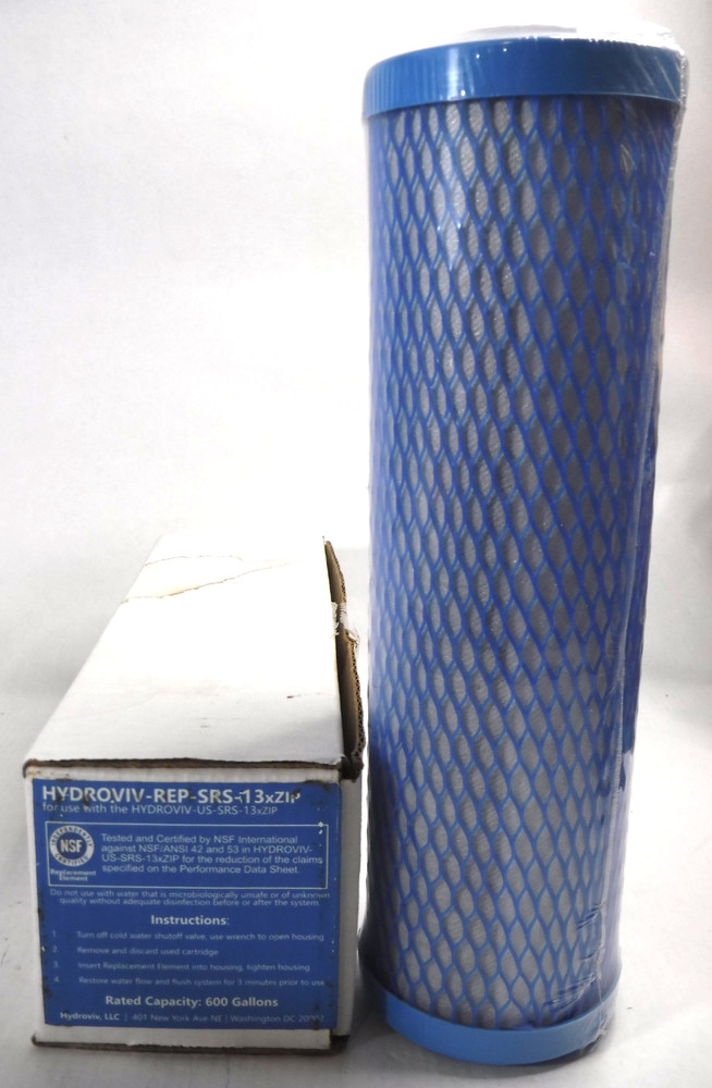 Genuine Hydroviv HYDROVIV-REP-SRS-13xZIP Under Sink Water Filter Replacement