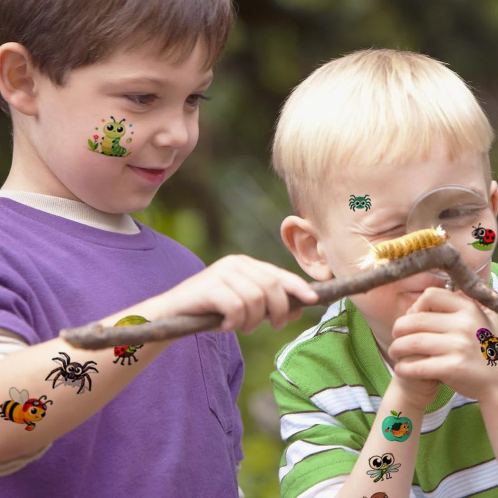 CHARLENT Temporary Tattoos for Kids - 232 Mixed Styles (36 Sheets) Multicolor