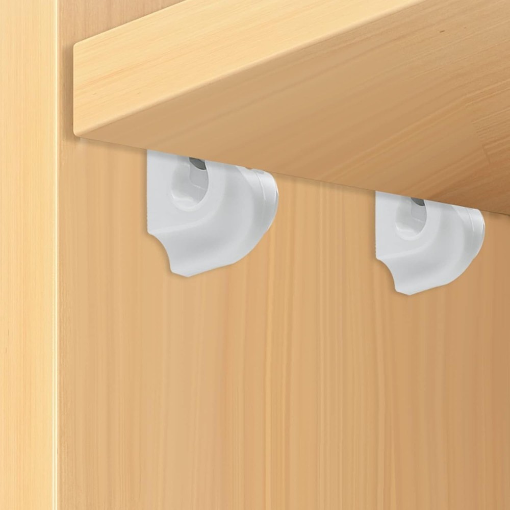 Compact 48-Pack Wall Clip Set for Efficient Shelf Management & Decor Solutions