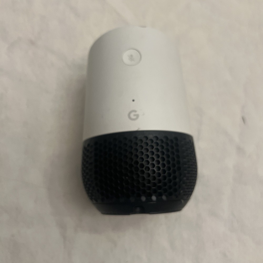 Google Home Speaker Model A4R Home voice control white slate