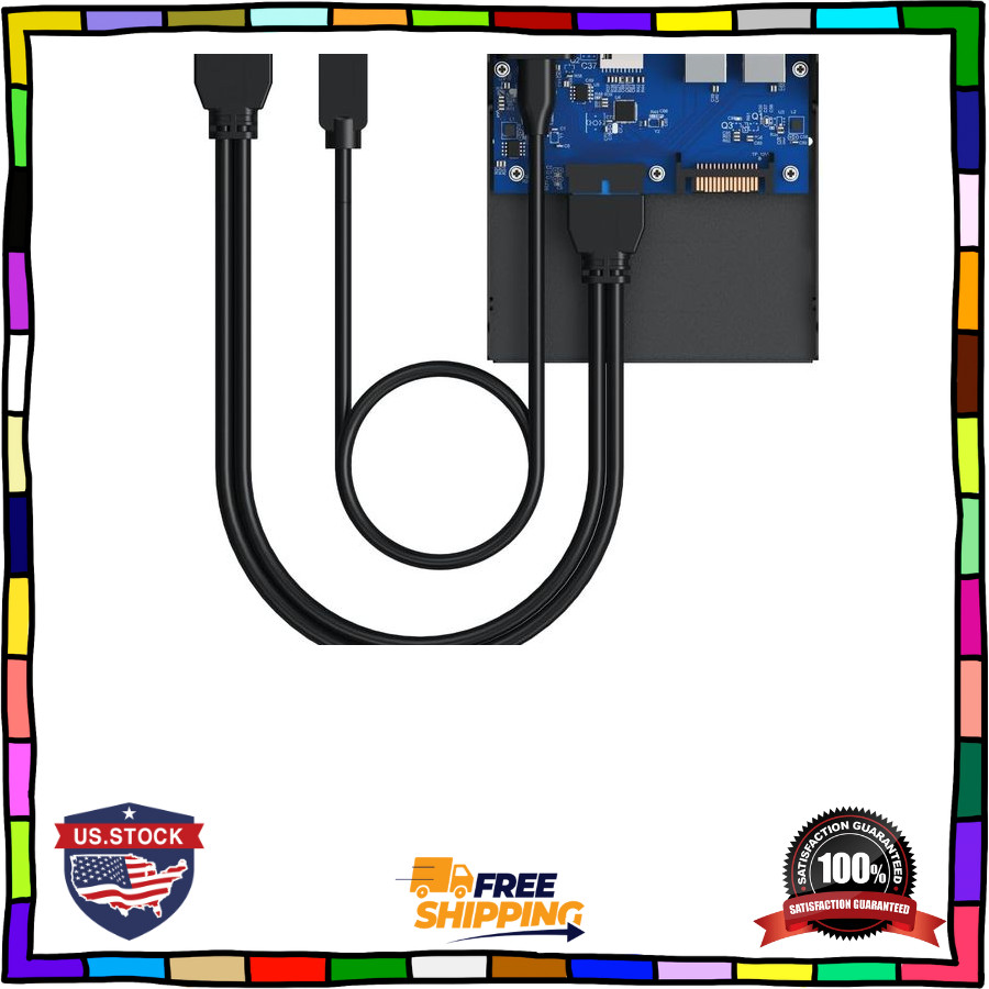 3.5 Inch Front Panel USB C Hub, Sd/Microsd Internal Card Reader, 20Gbps USB 3.2