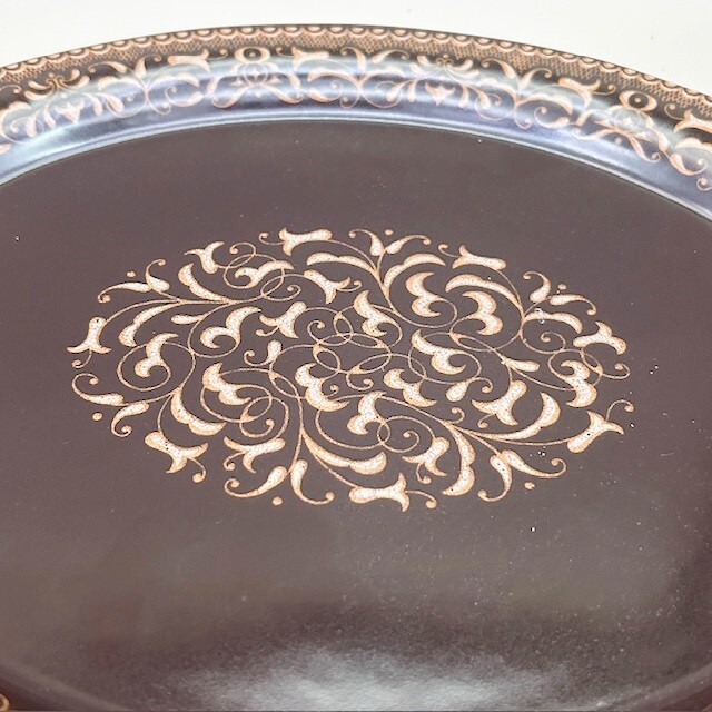 Franciscan Jamoca Oval Platter 14" Brown Gold