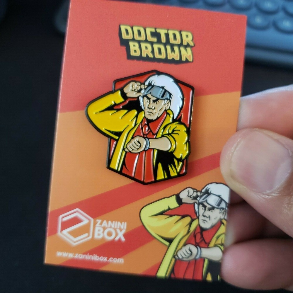 Doctor Brown - Back to The Future Enamel Pin (New)