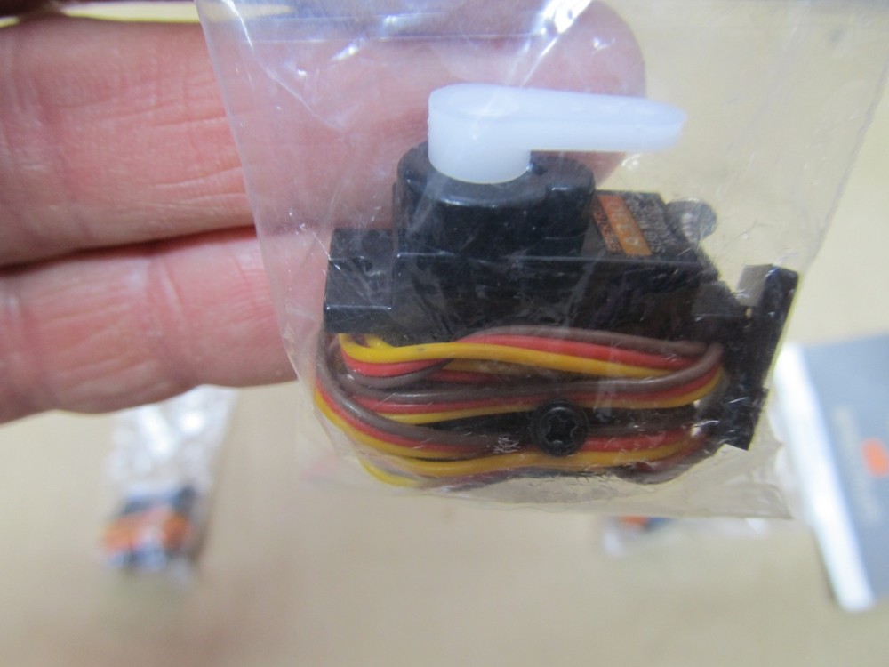 Three Spektrum SPMSA330R Sub Micro Analog Servos