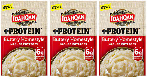Idahoan Protein Buttery Homestyle Mashed Potatoes 3 Pack