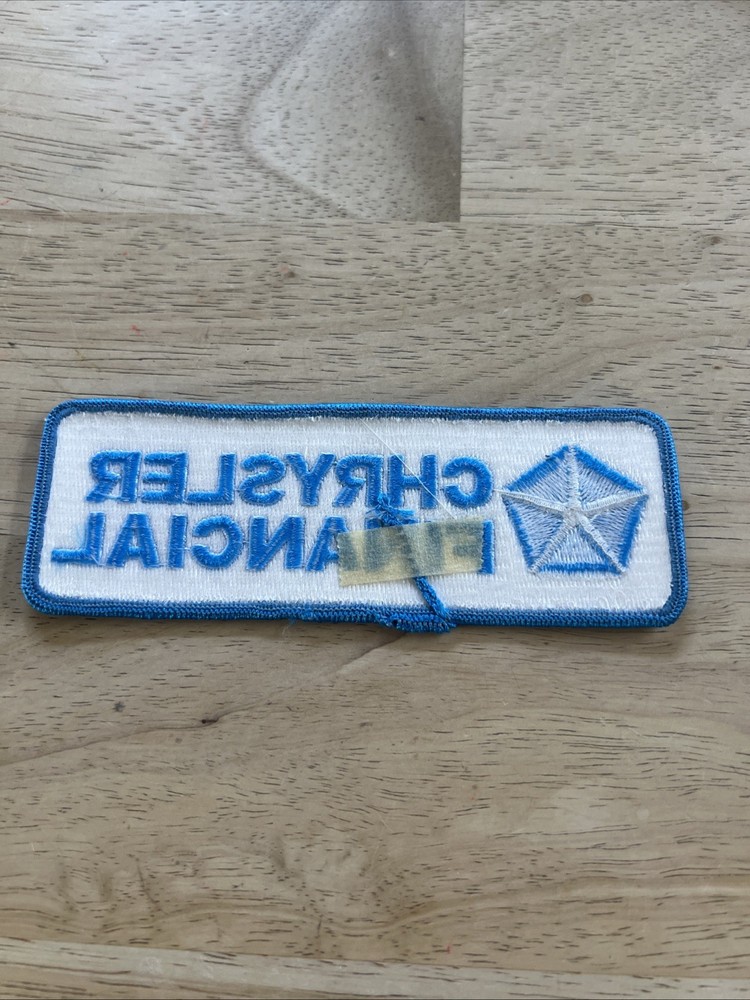Vintage Chrysler financial patch. NOS