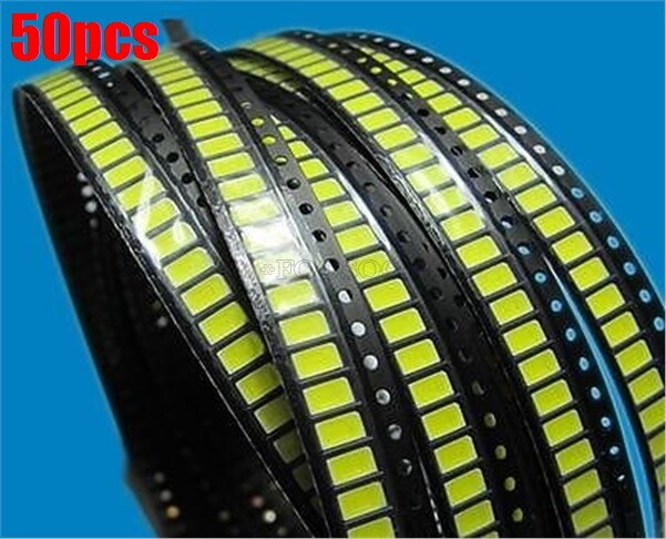 50Pcs 5730 White Led Light Emitting Diode Smd Super Bright tk