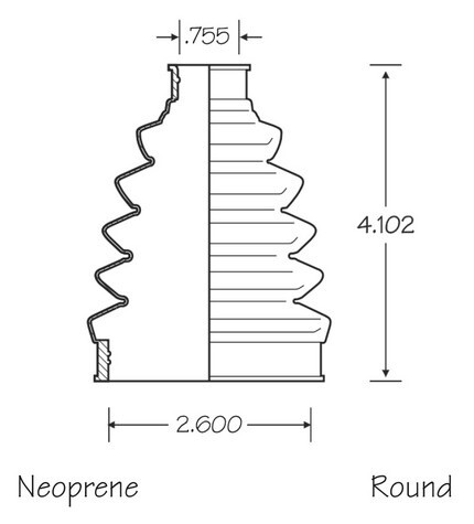 Front Outer CV Boot Repair Kit for Chevrolet Spark 2013-2015 (see chart)