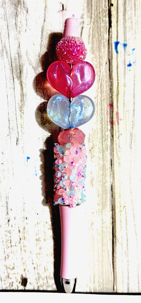 6 Handcrafted FANCY Beaded Pens-
